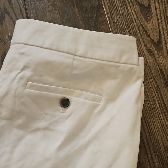 J. Crew Women's White Ankle Pants - Picture 2 of 6